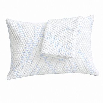 2-Pack Waterproof Pillow Protectors Breathable Soft Washable Zipper Cover