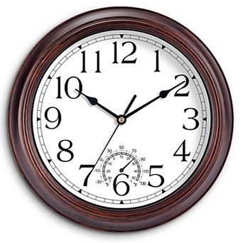 Silent Non Ticking Vintage Rustic Decorative Wall Clock For Home Farmhouse Kitchen Living Room