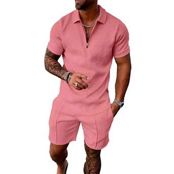Men's Short Sleeve Casual Set