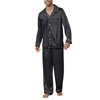 Men's Satin Lounge Pajama Set