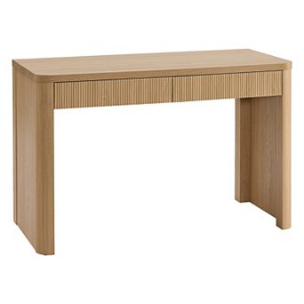 Finley & Sloane Palmera 47.5-Inch Wide Rectangular Fluted Desk