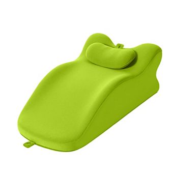 Ergonomic Memory Foam Lounger Pillow, Contoured Design for Spine Support, Cervical Comfort Cushion