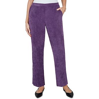 Women's Alfred Dunner Wale Knit Corduroy Short Length Pants