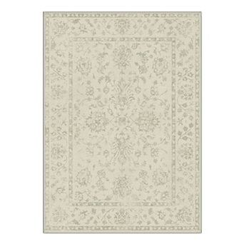 GENIMO Washable Distressed Vintage Oriental Area Rug, Non Slip Low Pile Stain Resistant Carpet