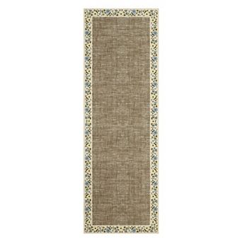 Washable Rug for Living Room Non Slip TPR BackingNon Shedding Low Pile Mat for Bedroom