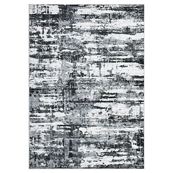 Modern Abstract Rug Washable Living Room Rug Carpet Foldable Mat for Bedroom Office
