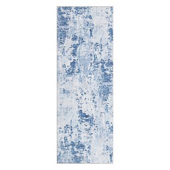 lxt-Washable Rugs for Living Room Abstract Area Rug for Bedroom Non Shedding Stain Resistant Rug