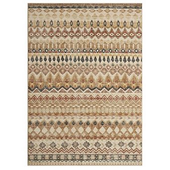 Area Rugs Washable Area Rug Vintage Geometric Rug Non Shedding Rug Foldable Carpet