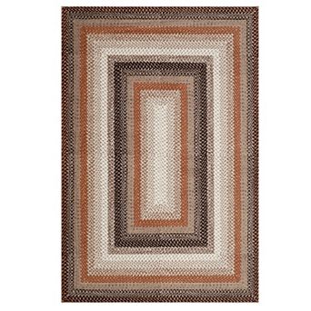 lxt-Washable Rugs Rug for Living Room Braided Print Area Rug Modern Geometric Rug Bedroom Rugs