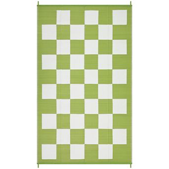 Outdoor Waterproof Rug,Dual-Sided Plastic Straw Floor Mat for Patio, Deck, Camping and Picnic