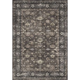Washable Area Rugs for Living Room Bordered Rug Stain Resistant Bordered Carpet
