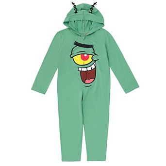 Nickelodeon SpongeBob SquarePants Cosplay Hooded One Piece Coverall