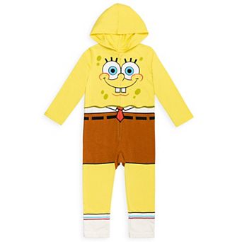 Nickelodeon SpongeBob SquarePants Cosplay Hooded One Piece Coverall