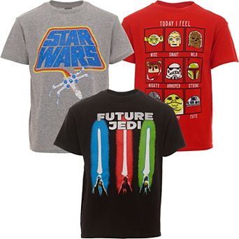 Star Wars The Mandalorian Grogu 3-Pack Short Sleeve T-Shirts