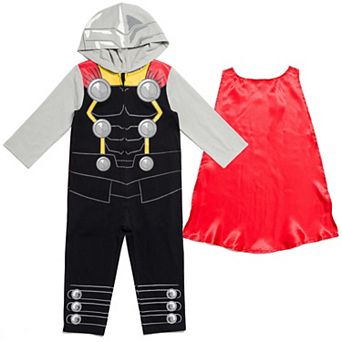 Marvel Avengers Cosplay Hooded One Piece