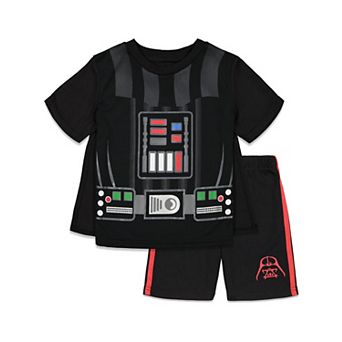 Star Wars Darth Vader Cosplay T-Shirt Shorts and Cape Set