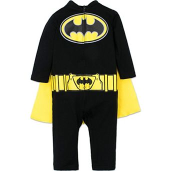 WARNER BROS Justice League Cosplay One Piece Coverall with Cape