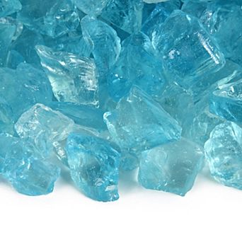 Decorative 3/8"-1/2" Crushed Glass for Vases, Centerpieces, Planters, Terrariums & Crafts 10 Pounds