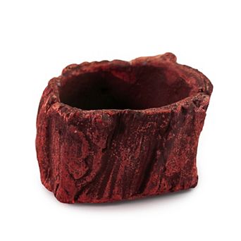 Stylish Faux Wood Stump Planter Pot - Rustic Indoor & Outdoor Décor