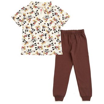 Disney's Mickey Mouse 2 pc Polo and Pants Set