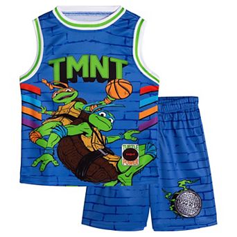 Teenage Mutant Ninja Turtles Athletic Basketball Jersey and Shorts Set