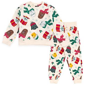 Star Wars Holiday Fleece Sweatshirt and Joggers Set