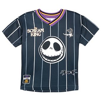 Disney's Nightmare Before Christmas Jack Skellington Short Sleeve Soccer Jersey