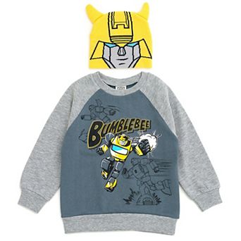 Transformers Bumblebee Fleece 2 pc Sweatshirt and Hat Set