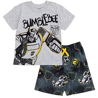 Transformers Bumblebee Athletic 2 pc T-Shirt and Shorts Set
