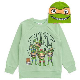 Teenage Mutant Ninja Turtles 2 pc Fleece Sweatshirt and Hat Set