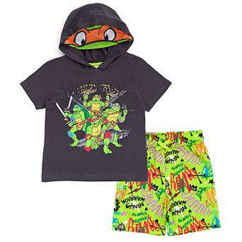 Teenage Mutant Ninja Turtles Cosplay Hooded Tee and Shorts Set