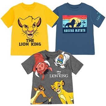 Disney Lion King 3-Pack Short Sleeve T-Shirt
