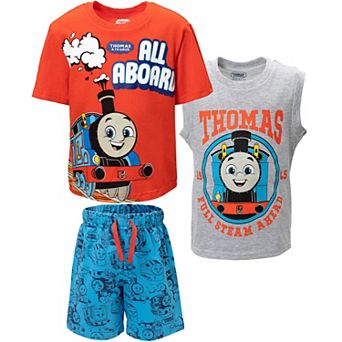 Thomas & Friends 3 pc Tee Tank and Shorts Set