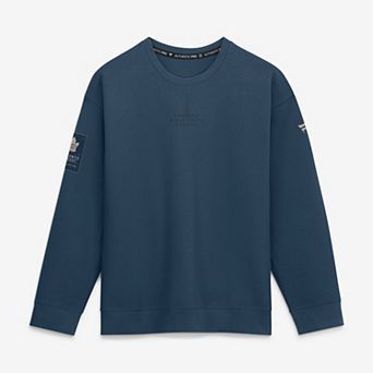 Men's Fanatics Navy Toronto Maple Leafs Authentic Pro Road Tri-Blend Sweatshirt