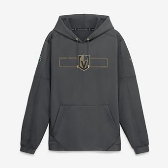 Men's Fanatics Charcoal Vegas Golden Knights Authentic Pro Rink Fleece Pullover Hoodie