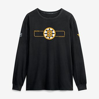Men's Fanatics Black Boston Bruins Authentic Pro Primary Logo Long Sleeve T-Shirt