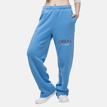 Women's ZooZatz Carolina Blue North Carolina Tar Heels Wordmark Fleece Sweatpants