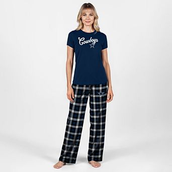Women's Concepts Sport Navy Dallas Cowboys Highland Sleep Set