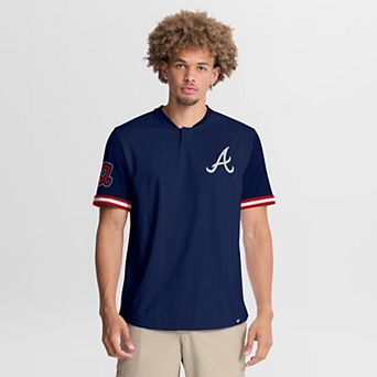 Men's Fanatics Navy Atlanta Braves Walk Off Shirt