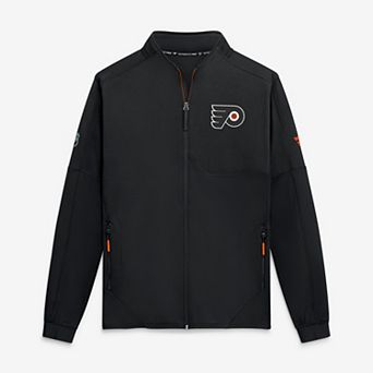 Men's Fanatics Black Philadelphia Flyers Authentic Pro Rink Fleece Full-Zip Jacket