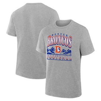 Men's Fanatics Gray Denver Broncos Team Archives T-Shirt