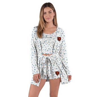 Women's Concepts Sport White/Blue Chicago Bears Cora Hacci Knit Sleep Set