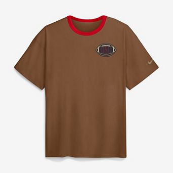 Men's Nike Brown Ohio State Buckeyes Academic Patch Max90 T-Shirt