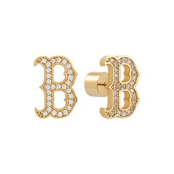 by Jill Martin Boston Red Sox Glam Day Post Back Earrings
