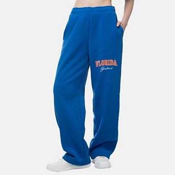 Women's ZooZatz Royal Florida Gators Wordmark Fleece Sweatpants
