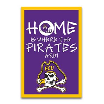 "ECU Pirates Home Is Where 12"" x 18"" Garden Flag"