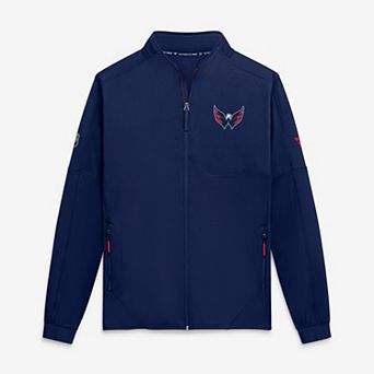 Men's Fanatics Navy Washington Capitals Authentic Pro Rink Fleece Full-Zip Jacket