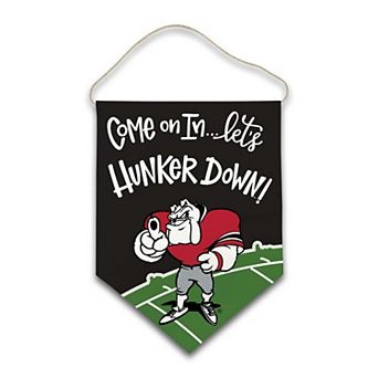 Georgia Bulldogs Welcome Canvas Hanger