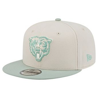 Men's New Era Cream/Light Green Chicago Bears Color Pack Two-Tone 9FIFTY Snapback Hat