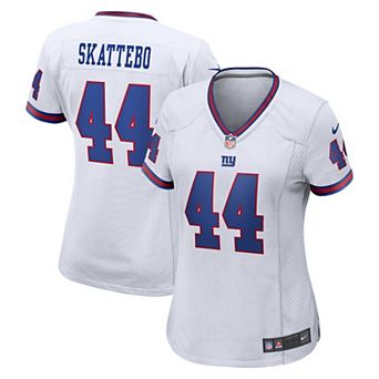 Women's Nike Cam Skattebo White New York Giants Alternate Vintage White Game Jersey